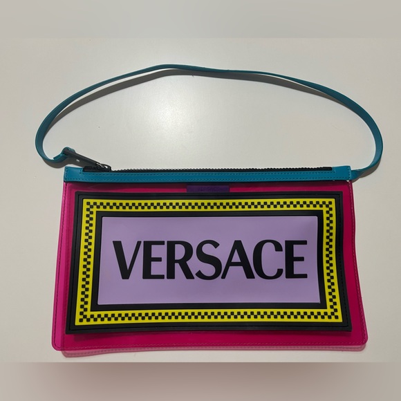 Versace clear vinyl clutch - Picture 4 of 5
